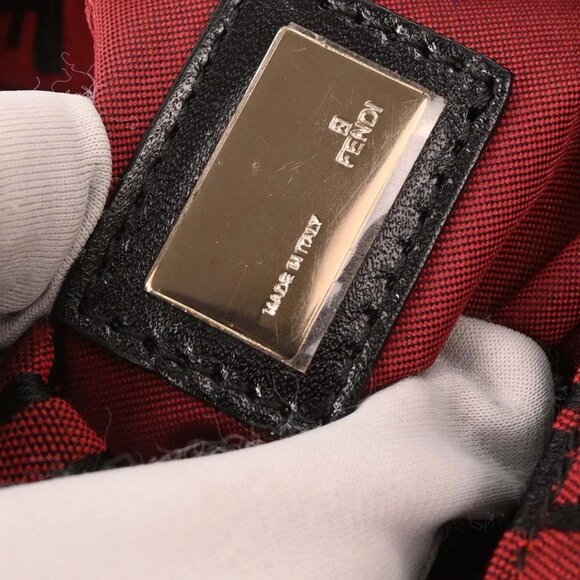 Fendi Red Zucchino Handbag 3677 8BR180 029 196142 - Picture 8 of 10